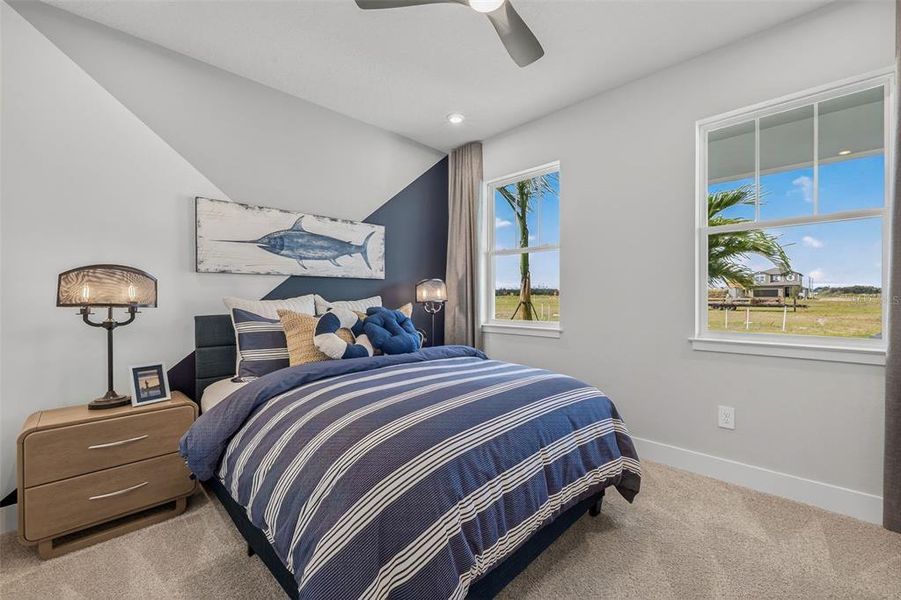 Furnished interior view inside a new home in Pasadena Ridge Master, Dade City (Image 17).
