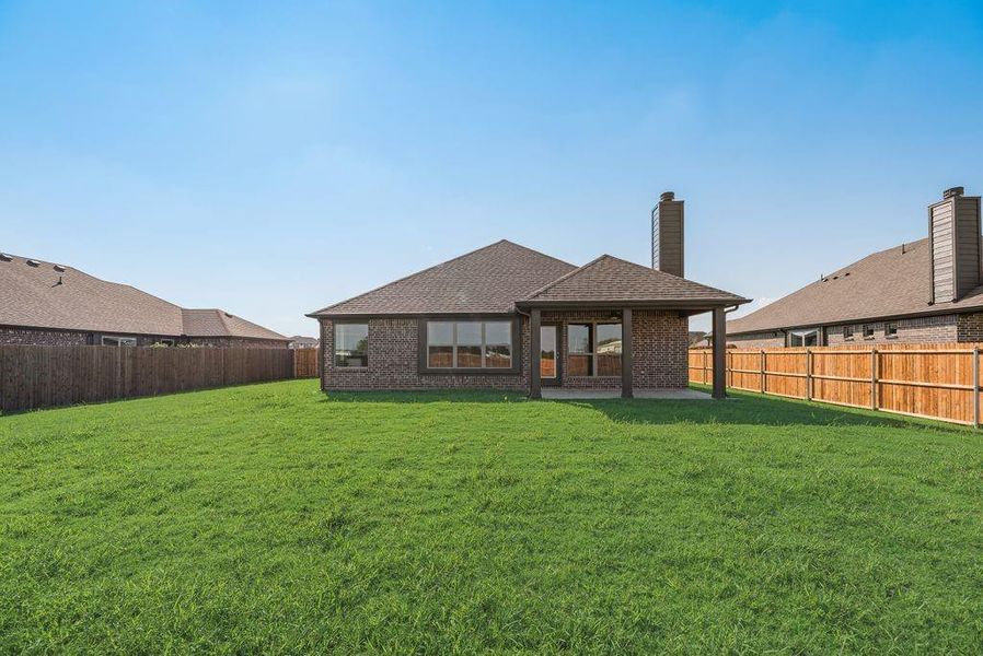 Front exterior of a new home in , Pilot Point, TX, highlighting curb appeal (Image 16). Front exterior of a new home in , Pilot Point, TX, highlighting curb appeal (Image 16).