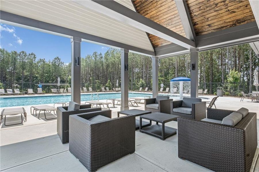 Furnished interior view inside a new home in Hawthorne Ridge, McDonough (Image 4).