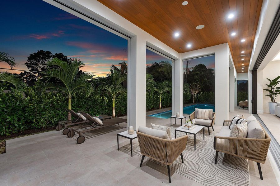 Exterior details and patio area of a home in , Fort Lauderdale (Image 28). Exterior details and patio area of a home in , Fort Lauderdale (Image 28).