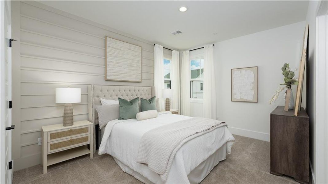 Furnished interior view inside a new home in The Village at Sandy Plains, Marietta (Image 41).