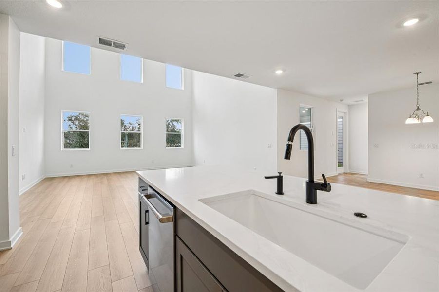 Furnished interior view inside a new home in Northlake Traditional, Winter Garden (Image 6). Furnished interior view inside a new home in Northlake Traditional, Winter Garden (Image 6).