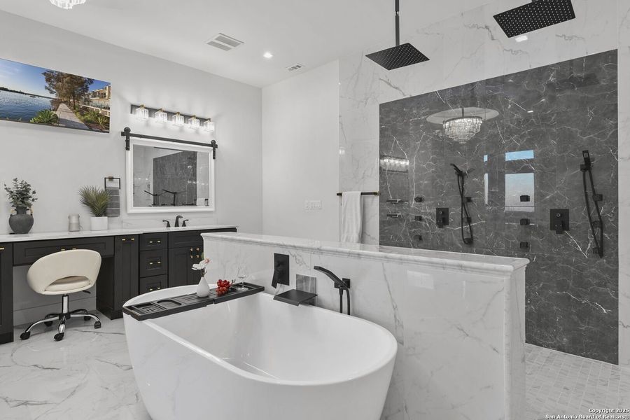 Furnished interior view inside a new home in , Spring Branch (Image 11).