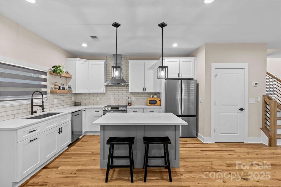 Furnished interior view inside a new home in , Charlotte (Image 13).