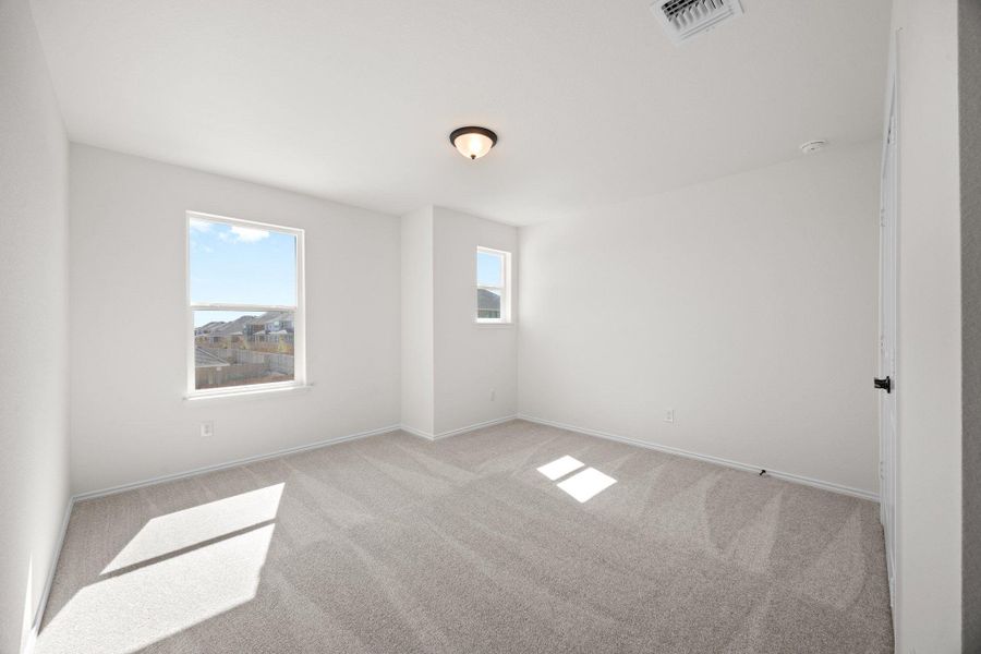 Spacious, unfurnished interior of a new home in Salerno - Classic Collection, Round Rock (Image 37).