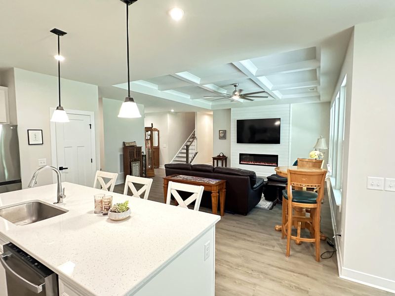 Furnished interior view inside a new home in , Awendaw (Image 16).