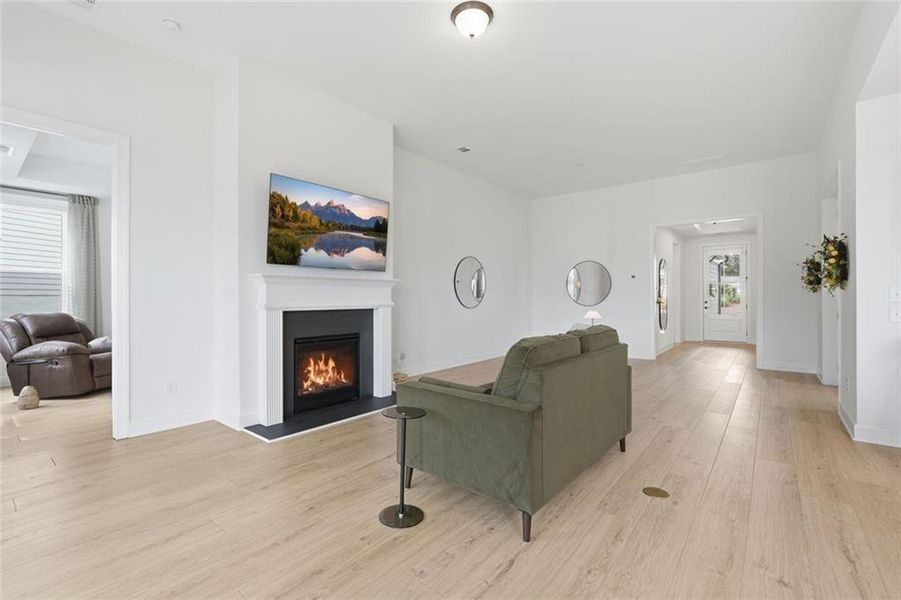 Furnished interior view inside a new home in , Hoschton (Image 45).