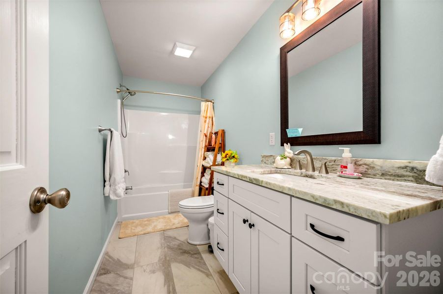 Upstairs full bath Upstairs full bath