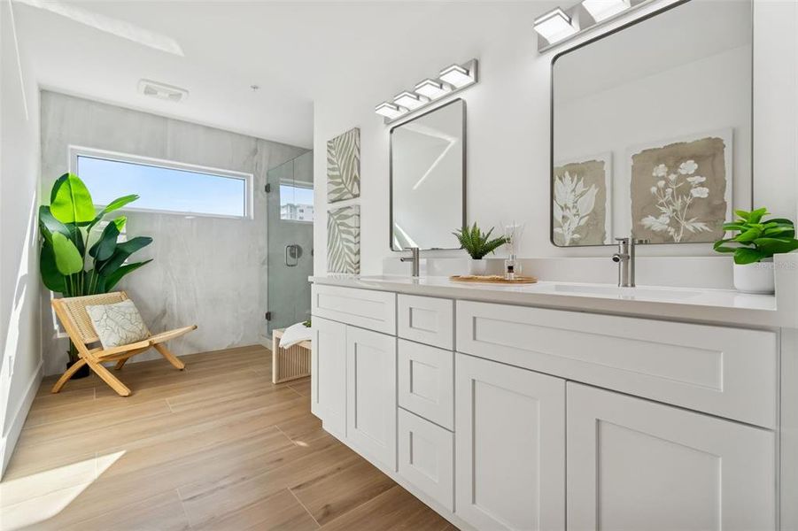 Furnished interior view inside a new home in , Sarasota (Image 6).