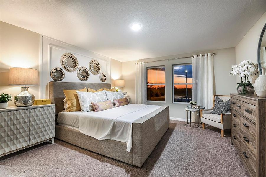 Furnished interior view inside a new home in Scenic Terrace, Haines City (Image 16).
