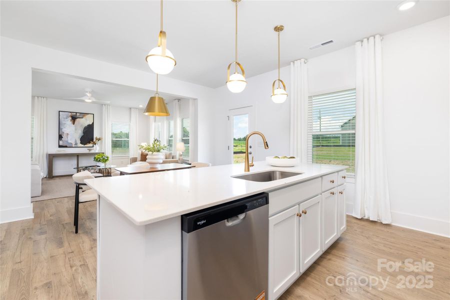 Furnished interior view inside a new home in , New London (Image 11).