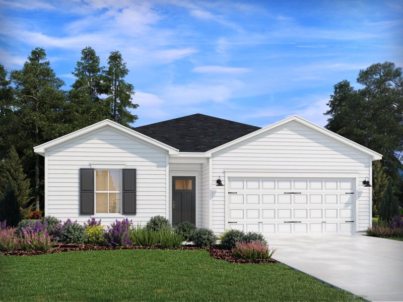 Representative exterior photo of a completed home built from the Newport by Meritage Homes in Briarcreek - Legacy Series, Cane Ridge, TN (Image 2).