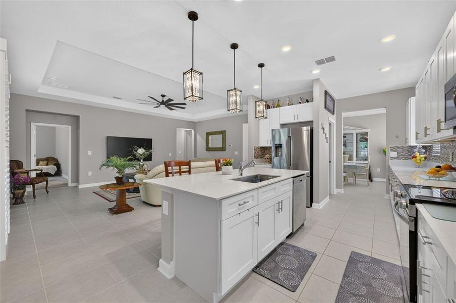 Furnished interior view inside a new home in Bronson's Ridge, Apopka (Image 18).