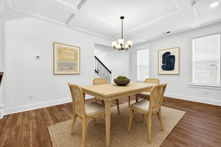 Furnished interior view inside a new home in , Summerville (Image 6).
