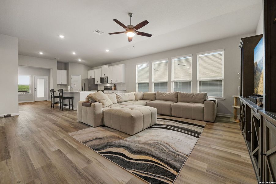 Furnished interior view inside a new home in Remington Ranch, San Antonio (Image 13). Furnished interior view inside a new home in Remington Ranch, San Antonio (Image 13).