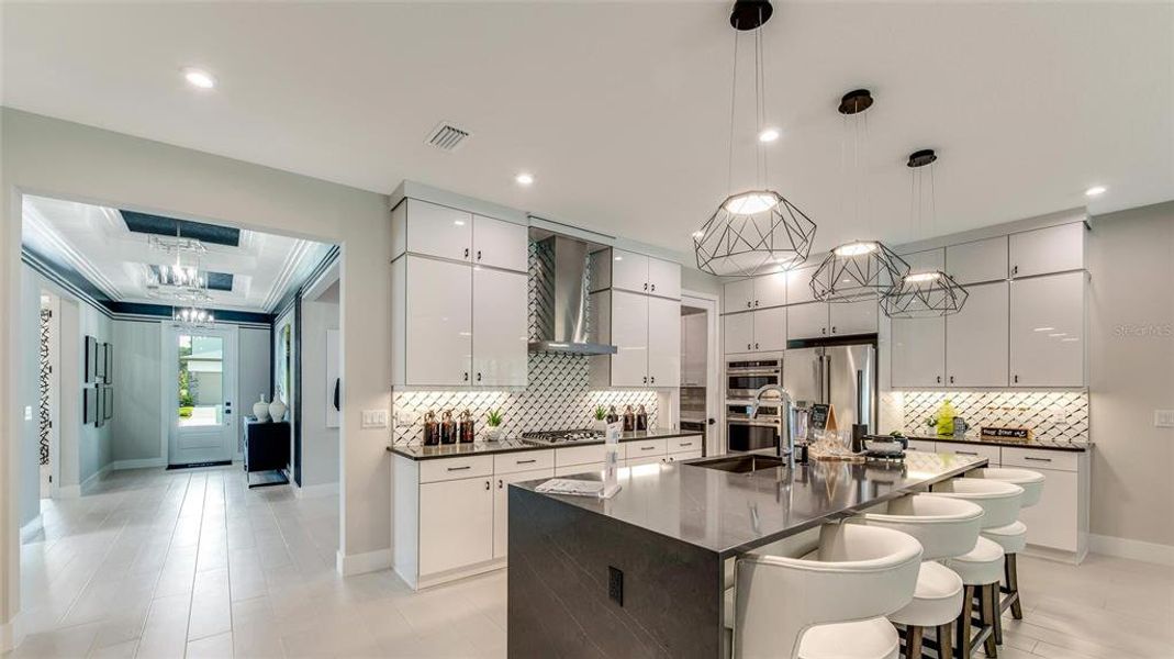 Furnished interior view inside a new home in Cresswind DeLand, Deland (Image 15).