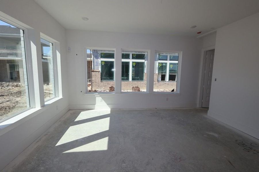 Spacious, unfurnished interior of a new home in Easthaven at Bridgeland Central - Horizon Collection, Cypress (Image 21).