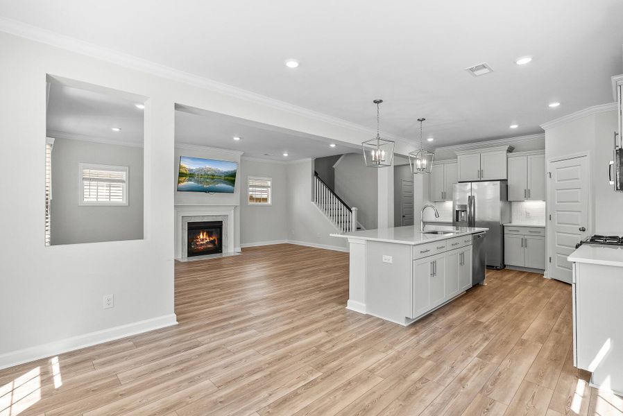 Furnished interior view inside a new home in , Summerville (Image 9).