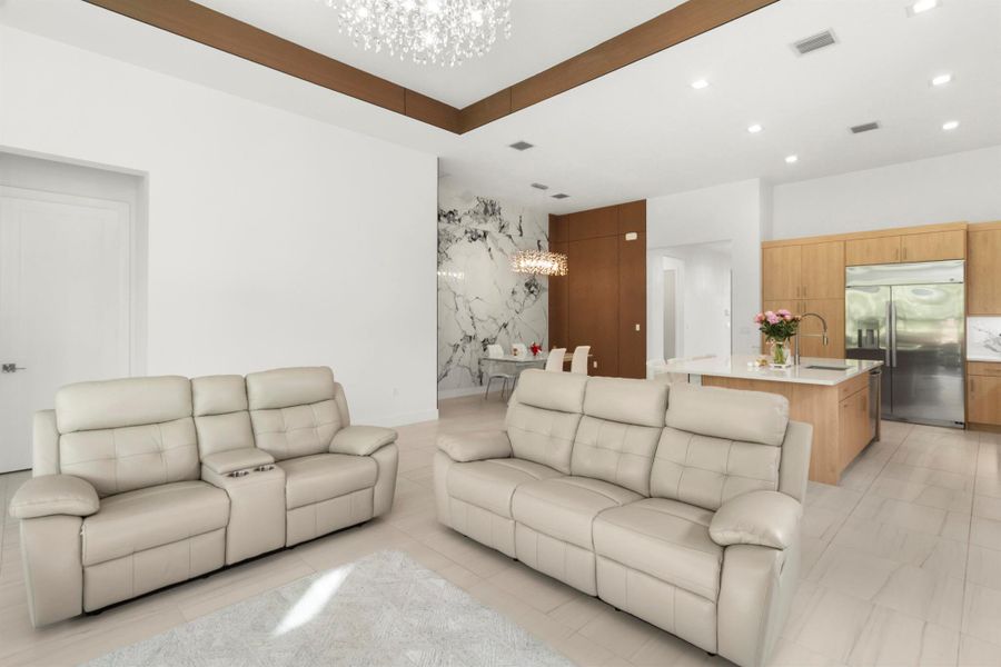 Furnished interior view inside a new home in , Boca Raton (Image 72). Furnished interior view inside a new home in , Boca Raton (Image 72).