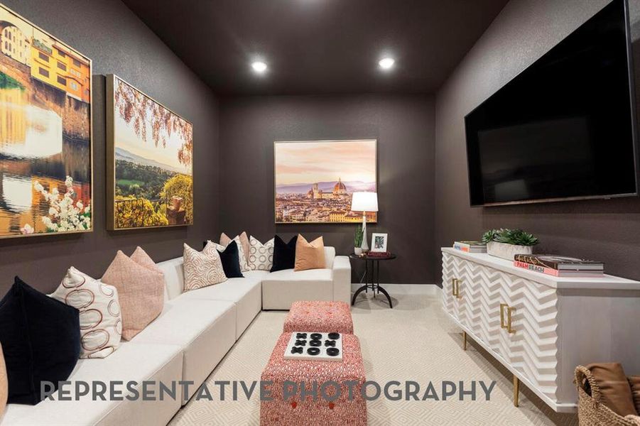 Furnished interior view inside a new home in Myrtle Creek, Waxahachie (Image 30).