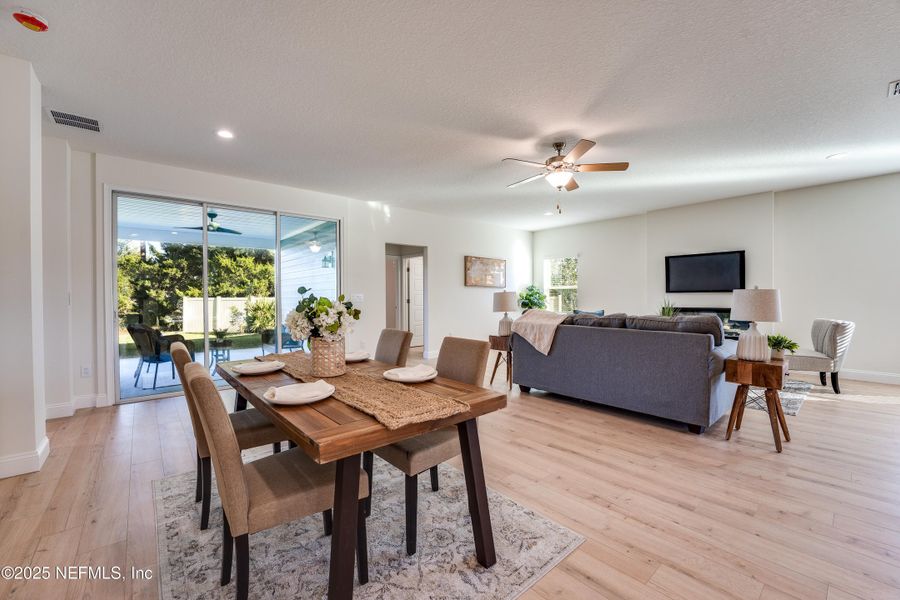 Furnished interior view inside a new home in , Jacksonville (Image 12).