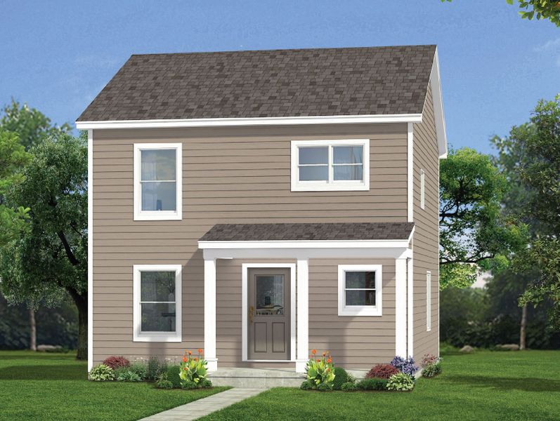 Representative exterior photo of a completed home built from the The Lexington II by Norfolk Homes in Individual Homes - Jackson County, Jackson, MI (Image 2). Representative exterior photo of a completed home built from the The Lexington II by Norfolk Homes in Individual Homes - Jackson County, Jackson, MI (Image 2).