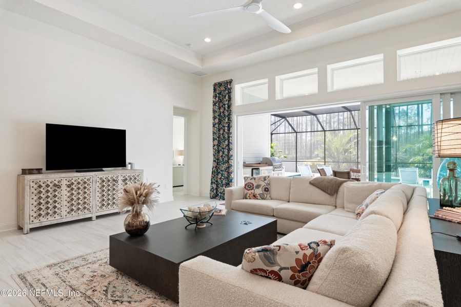 Furnished interior view inside a new home in , Ponte Vedra (Image 41).