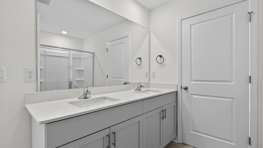 Furnished interior view inside a new home in Baker Farm, Youngsville (Image 7).