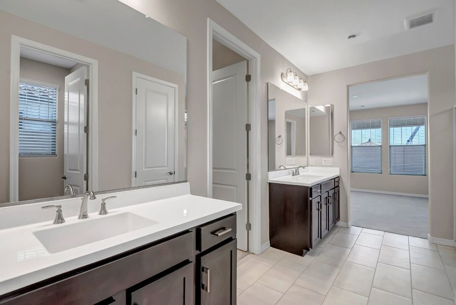 Furnished interior view inside a new home in Mesquite at North Creek, Queen Creek (Image 39).