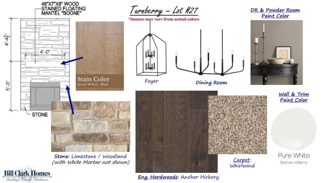 Sample of building materials used in homes in Turnberry, Grimesland (Image 6).