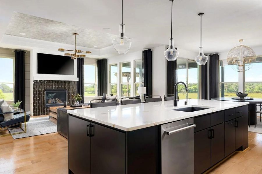 MODEL HOME images may NOT be consistent with the finished product.