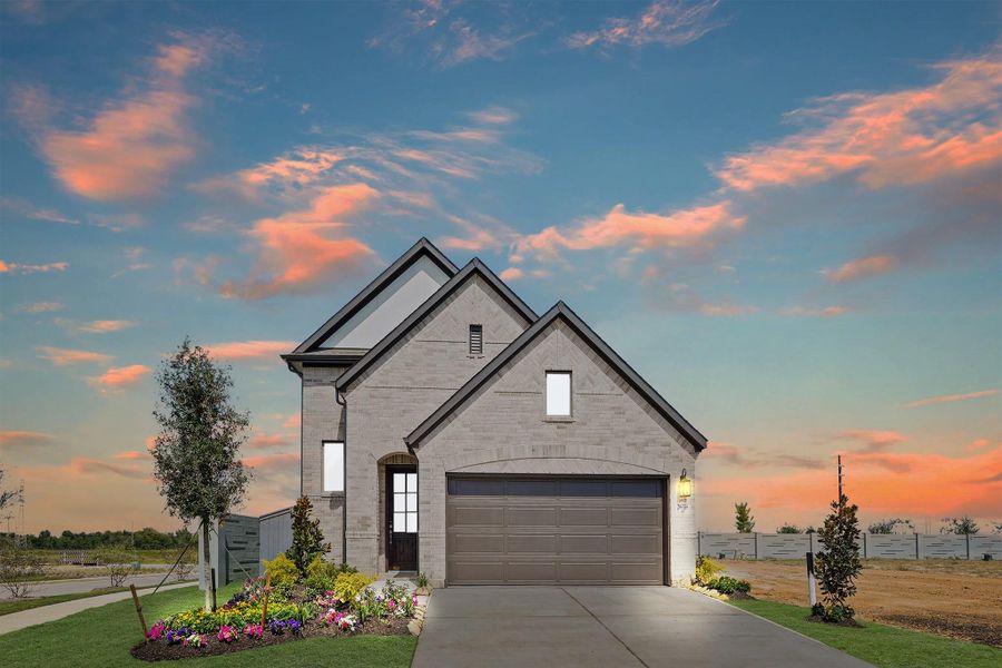 Front exterior of a new home in Jubilee, Hockley, TX, highlighting curb appeal (Image 24).