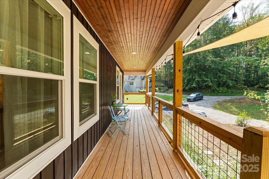 Exterior details and patio area of a home in , Alexander (Image 2).