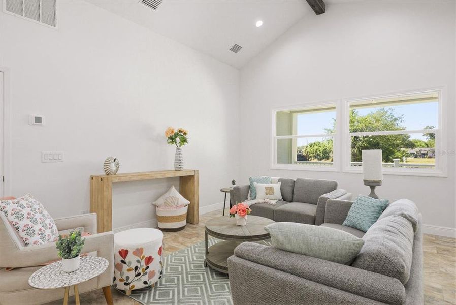 Furnished interior view inside a new home in , Tampa (Image 31).