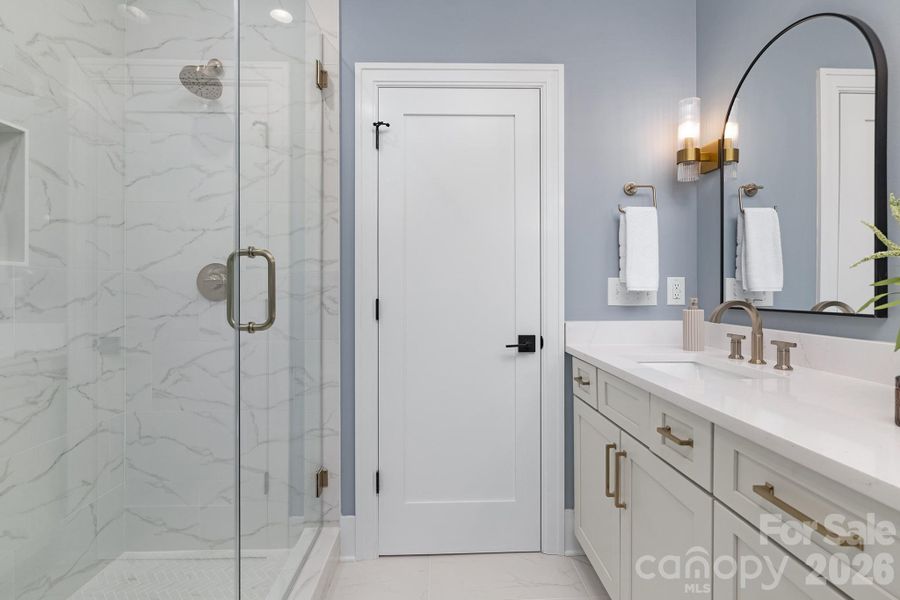 Furnished interior view inside a new home in , Charlotte (Image 28).