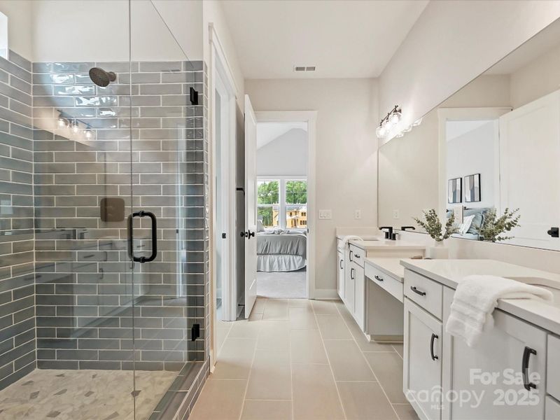 Furnished interior view inside a new home in Coventry Glen, Huntersville (Image 11). Furnished interior view inside a new home in Coventry Glen, Huntersville (Image 11).