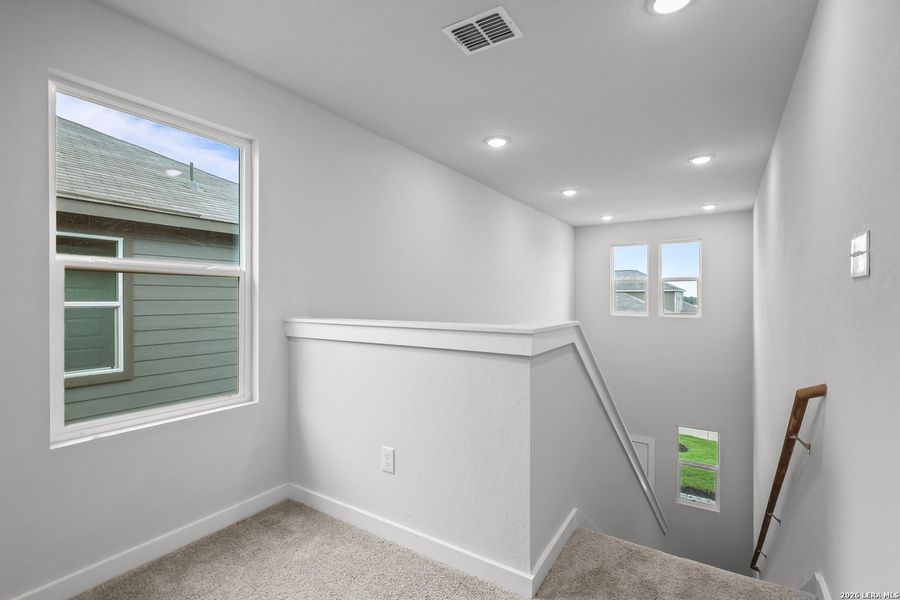 Spacious, unfurnished interior of a new home in Applewhite Meadows, San Antonio (Image 35). Spacious, unfurnished interior of a new home in Applewhite Meadows, San Antonio (Image 35).