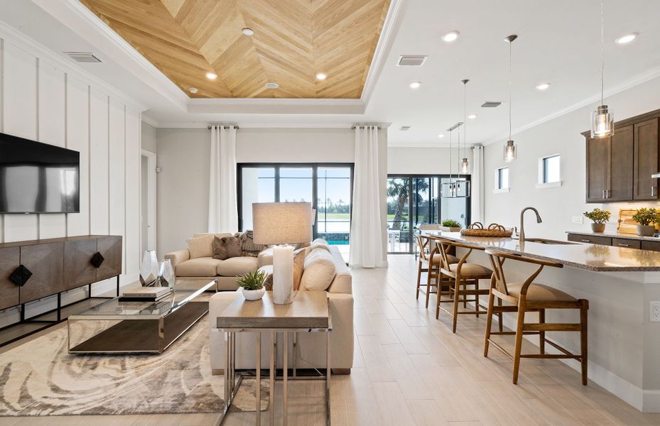 Representative furnished interior of a home built from the Prestige by Pulte Homes in Duncan Pointe, Braselton (Image 12). Representative furnished interior of a home built from the Prestige by Pulte Homes in Duncan Pointe, Braselton (Image 12).