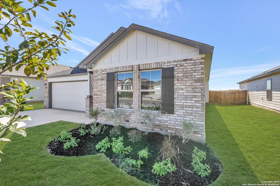 Exterior details and patio area of a home in Greenspoint Heights, Seguin (Image 2). Exterior details and patio area of a home in Greenspoint Heights, Seguin (Image 2).