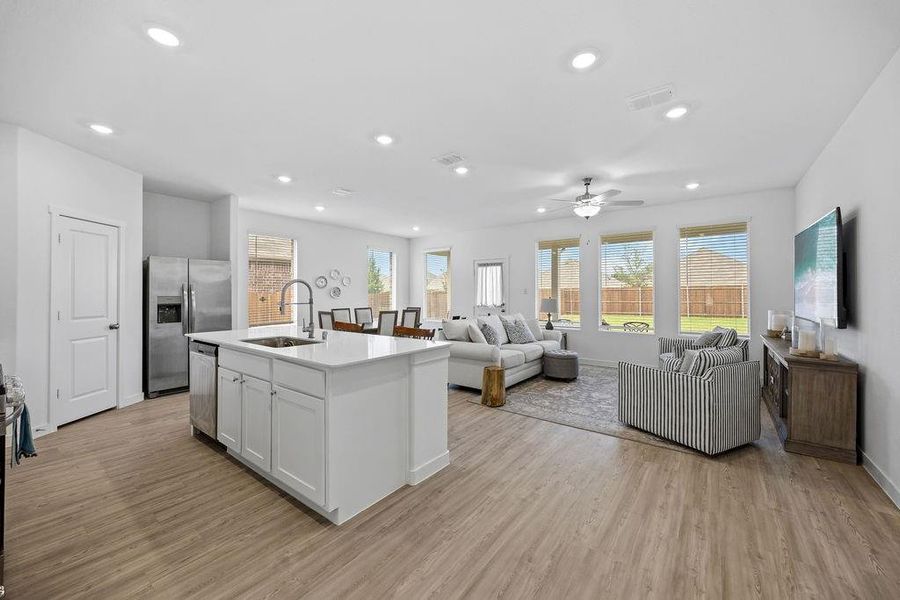 Furnished interior view inside a new home in , McKinney (Image 10). Furnished interior view inside a new home in , McKinney (Image 10).