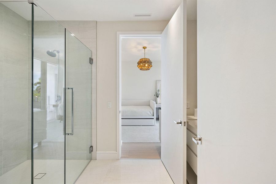 Furnished interior view inside a new home in , Boca Raton (Image 19).