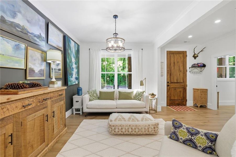 Furnished interior view inside a new home in , Canton (Image 17).