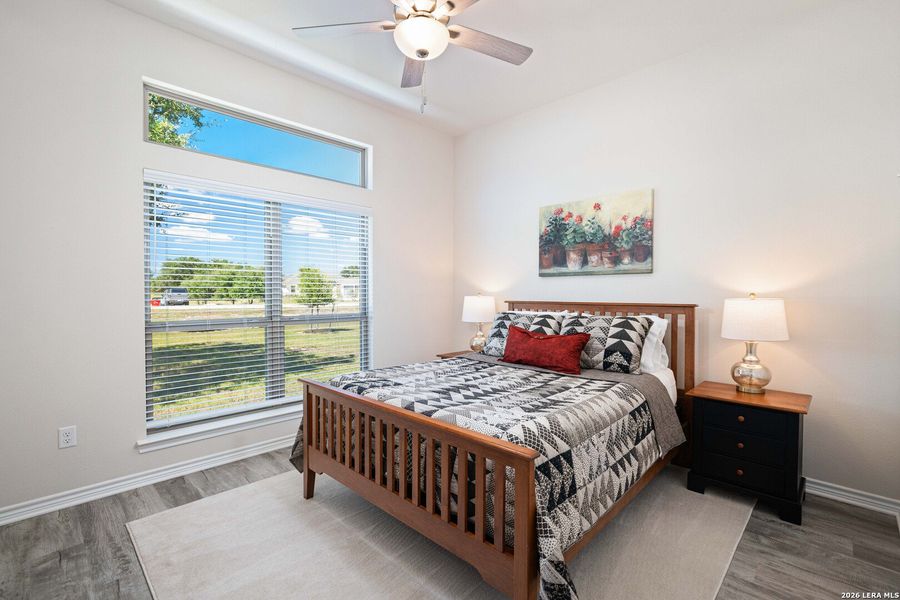 Furnished interior view inside a new home in , Bandera (Image 30).