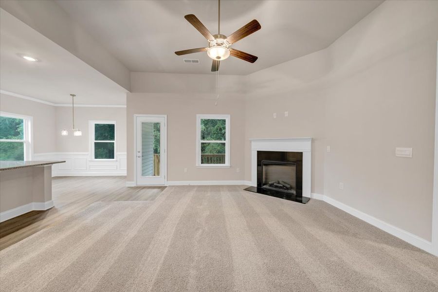 Spacious, unfurnished interior of a new home in Scarlett Place, Bowdon (Image 21).