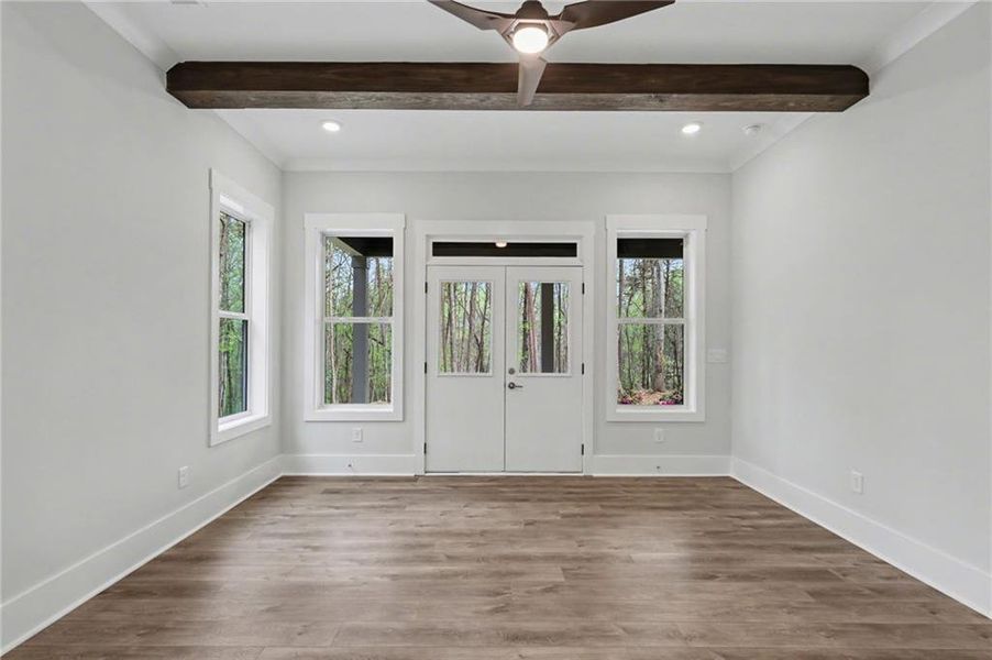 Spacious, unfurnished interior of a new home in , Clarkesville (Image 53).
