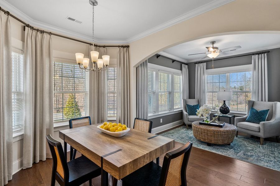 Representative furnished interior of a home built from the Victor - Vanguard Collection by Mungo Homes in Parris Meadows, Chesnee (Image 5).