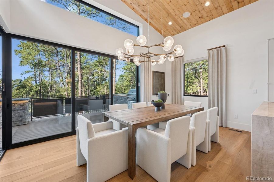 Furnished interior view inside a new home in , Monument (Image 13).