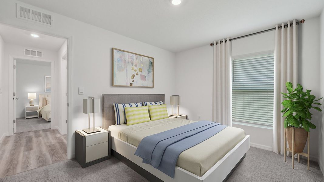 Furnished interior view inside a new home in Farm at Varrea, Plant City (Image 17).