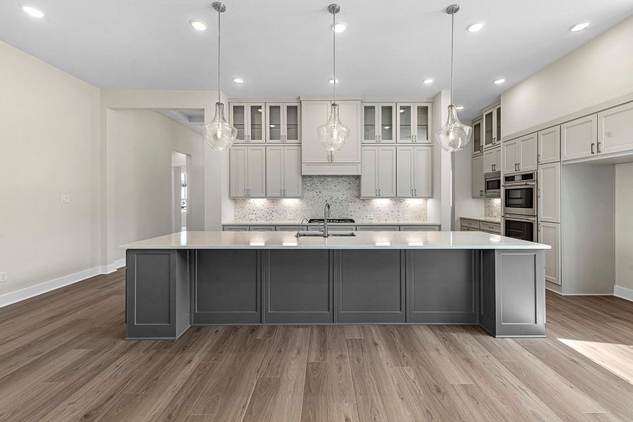 Furnished interior view inside a new home in Bridgeland, Cypress (Image 10).
