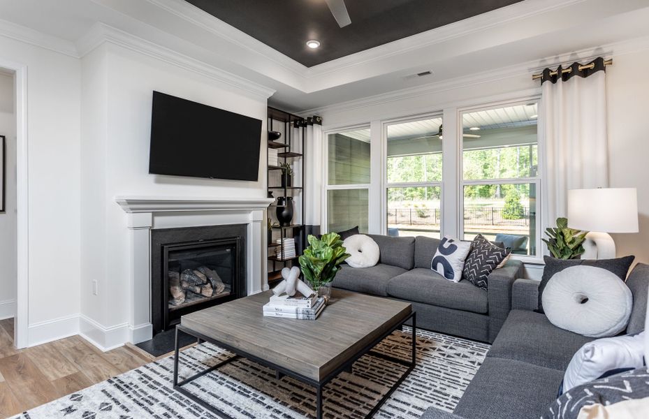 Representative furnished interior of a home built from the Palmary by Del Webb in Del Webb at Chatham Park, Pittsboro (Image 25).